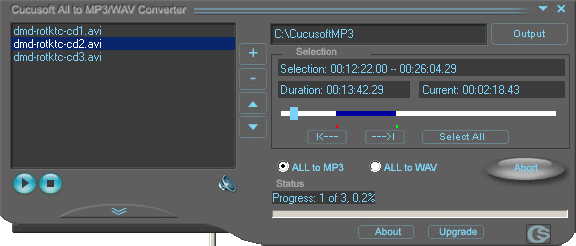 Cucusoft All to MP3 Converter/MP3 Ripper 2.29 full