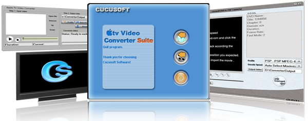 Cucusoft Apple TV Converter Suite is the top rated Apple TV video converter.