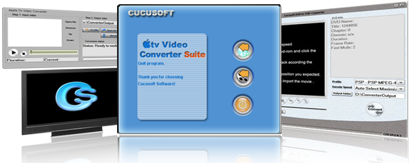 Cucusoft DVD to Apple TV Converter Suite 8.8.8.8 screenshot