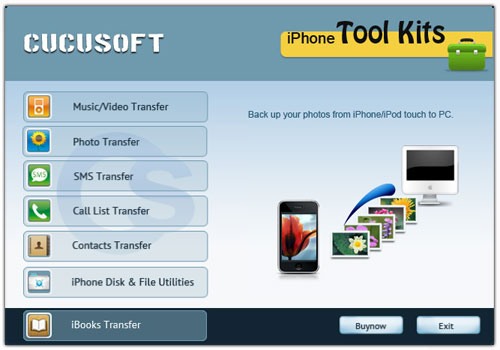 Cucusoft iPhone Tool Kits screen shot