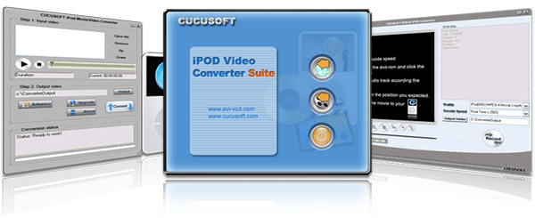 Cucusoft DVD to iPod + iPod Video Converter Suite - Free Download