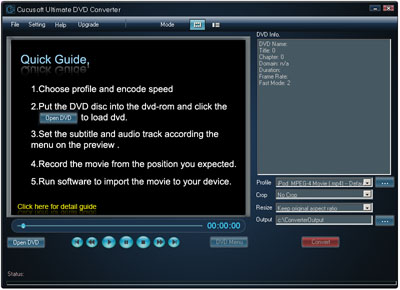 Ultimate DVD Converter 8.02 screenshot