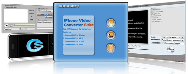 Cucusoft DVD to iPhone Video Converter Suite Free Download